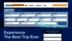 What Airlinereservationwindow.com website looked like in 2020 (3 years ago)
