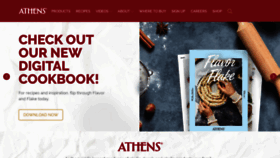 What Athens.com website looked like in 2020 (3 years ago)