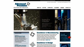 What Advancedprecision.ca website looked like in 2020 (4 years ago)