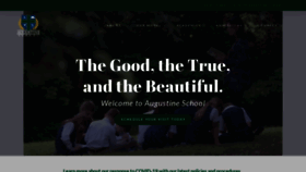 What Augustineschool.org website looked like in 2020 (3 years ago)