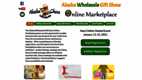 What Alaskagiftshow.com website looked like in 2020 (3 years ago)