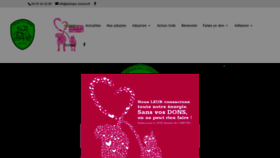 What Animaux-secours.fr website looked like in 2020 (3 years ago)