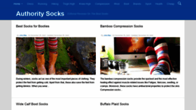 What Authoritysocks.com website looked like in 2020 (3 years ago)