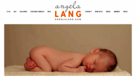 What Angelalang.com website looked like in 2020 (3 years ago)