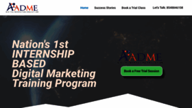 What Aadme.co website looked like in 2020 (5 years ago)