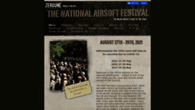 What Airsoftfestival.com website looked like in 2020 (3 years ago)