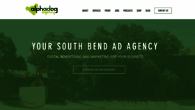 What Alphadogagency.com website looked like in 2020 (3 years ago)
