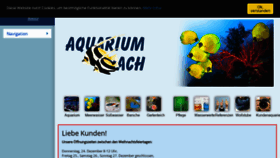 What Aquarium-bach.at website looked like in 2020 (3 years ago)