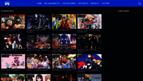 What Animesorion.com website looked like in 2020 (3 years ago)
