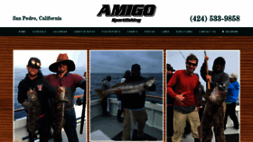 What Amigosportfishing.com website looked like in 2020 (3 years ago)