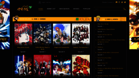 What Animego.to website looked like in 2020 (3 years ago)