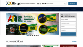 What Abrapbrasil.com.br website looked like in 2020 (3 years ago)