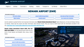 What Airport-ewr.com website looked like in 2020 (3 years ago)