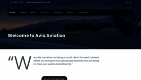 What Aviaaviation.com.au website looked like in 2020 (3 years ago)