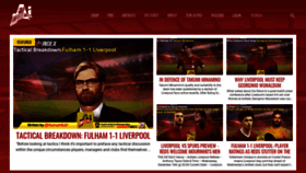 What Anfieldindex.com website looked like in 2020 (3 years ago)