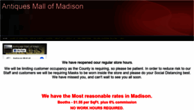 What Antiquesmadison.com website looked like in 2020 (3 years ago)