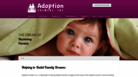 What Adoptionanswersinc.com website looked like in 2020 (3 years ago)