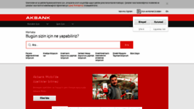 What Akbank.com website looked like in 2020 (3 years ago)