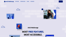 What Asuswebstorage.com website looked like in 2020 (4 years ago)