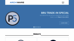 What Archiware.com website looked like in 2020 (3 years ago)