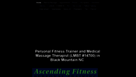 What Ascendingfitness.com website looked like in 2020 (3 years ago)