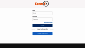 What Auth.examfx.com website looked like in 2020 (3 years ago)