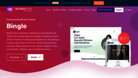 What Accesspressthemes.com website looked like in 2020 (3 years ago)
