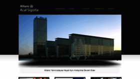 What Acalsigorta.com website looked like in 2020 (3 years ago)
