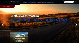 What Americanhauler.com website looked like in 2020 (3 years ago)