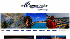 What Acamminare.com website looked like in 2020 (3 years ago)
