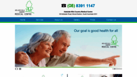 What Adelaidehillsmedicalcentre.com.au website looked like in 2020 (3 years ago)
