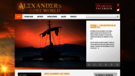 What Alexanderslostworld.com website looked like in 2020 (3 years ago)
