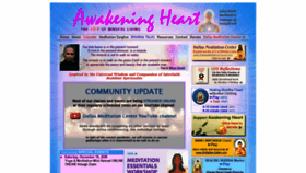 What Awakeningheart.org website looked like in 2020 (3 years ago)