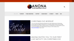 What Anona.squarespace.com website looked like in 2020 (3 years ago)