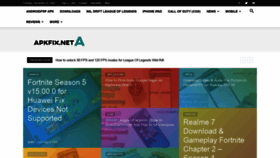 What Apkfix.net website looked like in 2020 (3 years ago)