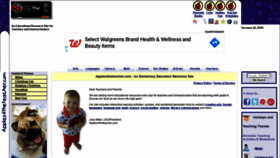 What Apples4theteacher.com website looked like in 2020 (3 years ago)