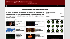 What Astrologyfutureeye.com website looked like in 2020 (3 years ago)