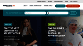 What Apprenticeships.scot website looked like in 2020 (3 years ago)