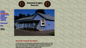 What Americanlegion313.org website looked like in 2020 (3 years ago)