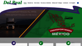 What Autotransportesdelreal.com website looked like in 2020 (5 years ago)