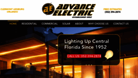 What Advanceelectric1952.com website looked like in 2020 (3 years ago)