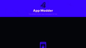 What Appmodder.com website looked like in 2020 (3 years ago)