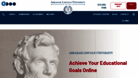 What Alu.edu website looked like in 2020 (3 years ago)