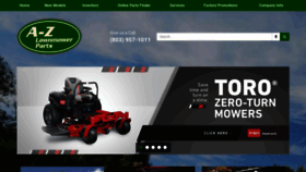 What Azlawnmowerparts.com website looked like in 2020 (3 years ago)