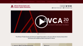 What Avca-africa.org website looked like in 2020 (3 years ago)