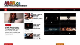 What Asmr.ca website looked like in 2020 (3 years ago)