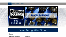 What Awardsunlimitedtx.com website looked like in 2020 (3 years ago)