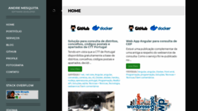 What Andremesquita.com website looked like in 2020 (3 years ago)