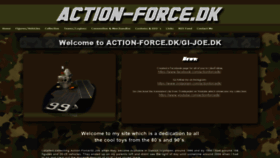 What Action-force.dk website looked like in 2020 (3 years ago)