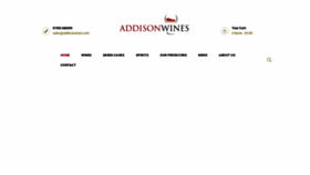 What Addisonwines.com website looked like in 2020 (3 years ago)